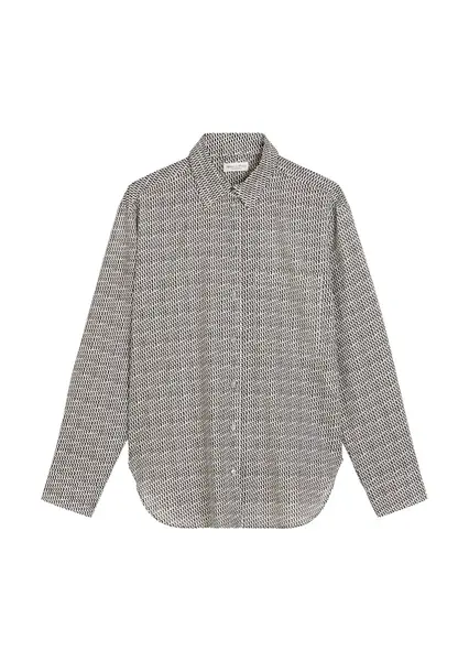 Marc O'Polo Blúzka  sivá / čierna