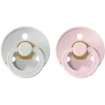 BIBS Colour Natural Rubber Size 1: 0+ months cumlík Haze / Blossom 2 ks