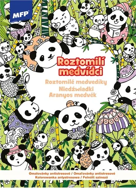 Omalovánky antistresové Roztomilí medvídci 210x290mm/32s