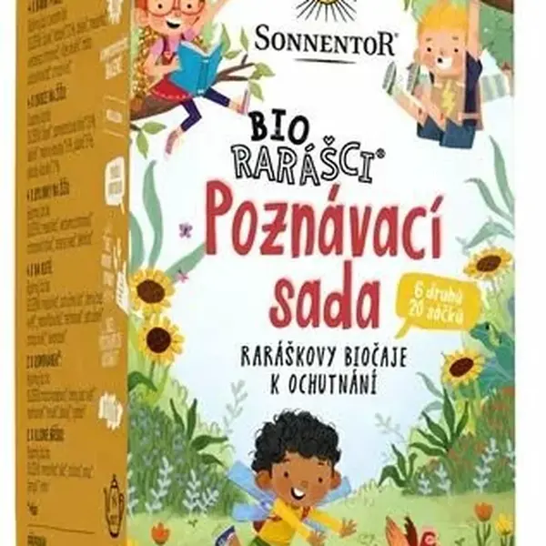 Biorarášci poznávací sada (čaj bio, bylinná směs, porcovaný, 32,8 g)