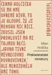Překladatelské miniatury - Milan Hrdlička