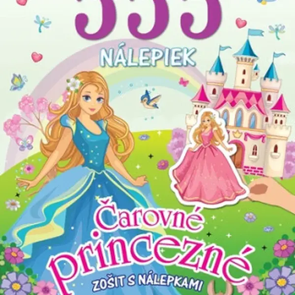555 nálepiek Čarovné princezné