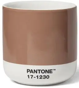 PANTONE Cortado termo hrnek - Mocha Mousse 17-1230 (barva roku 2025)