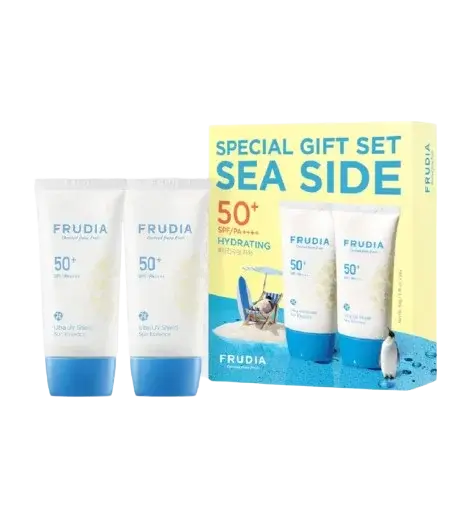 FRUDIA Sun Ultra UV Shield Hydratační krém na opalování SPF50+ set, 2 x 50 g