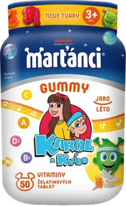 MARŤÁNCI Walmark Gummy Karol&Kvído jaro-léto 50 tablet
