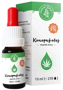 ZELENÁ ZEMĚ CBD Konopný olej 5% 10 ml