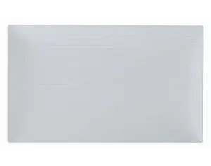 Servírovací podnos/talíř Cirque 24x11,5 cm, bílý