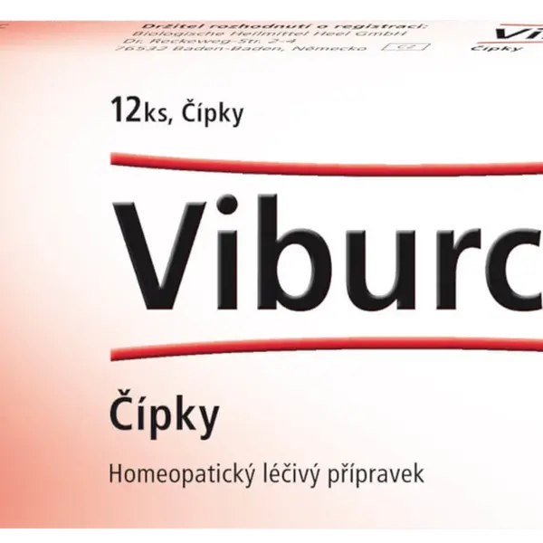VIBURCOL čípky 12 ks