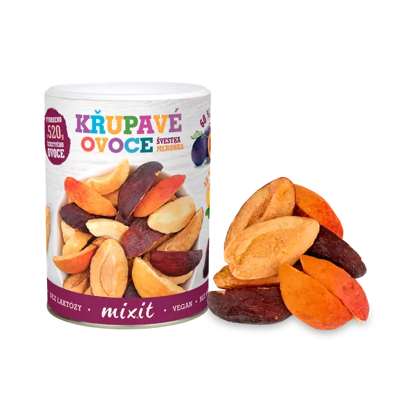 MIXIT Švestka Meruňka Křupavé ovoce 65 g