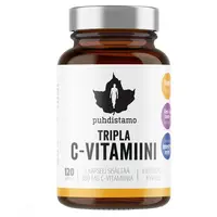 PUHDISTAMO Triple Vitamin C 120 kapslí