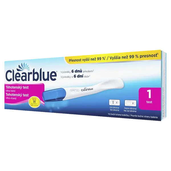 CLEARBLUE Těhotenský test Ultra včasný 1 ks