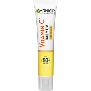 GARNIER Skin Naturals Vitamin C denní rozjasňující UV fluid SPF 50+ invisible, 40 ml