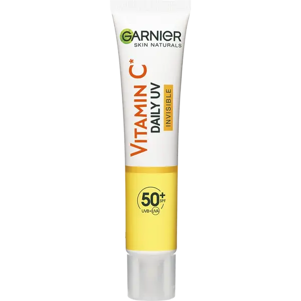 GARNIER Skin Naturals Vitamin C denní rozjasňující UV fluid SPF 50+ invisible, 40 ml
