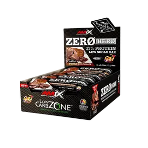 AMIX Zero Hero 31% Protein Bar Double Chocolate 15 x 65 g