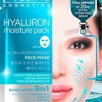 EVELINE Hyaluron - Ultra hydratační pleťová textilní maska 20 ml