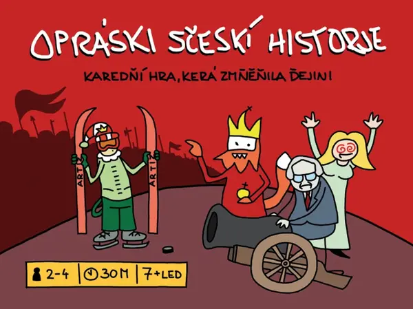 Kniha: Opráski sčeskí historje - karetní hra od jaz