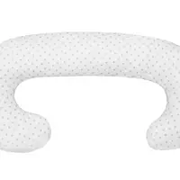 SCAMP univerzální kojící polštář ve tvaru C Little Heart White Grey