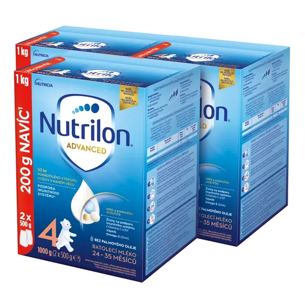 NUTRILON Advanced 4, mléko 3 x 1000 g
