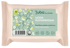 LUBA vlhčený toaletní papír - heřmánek 50 ks