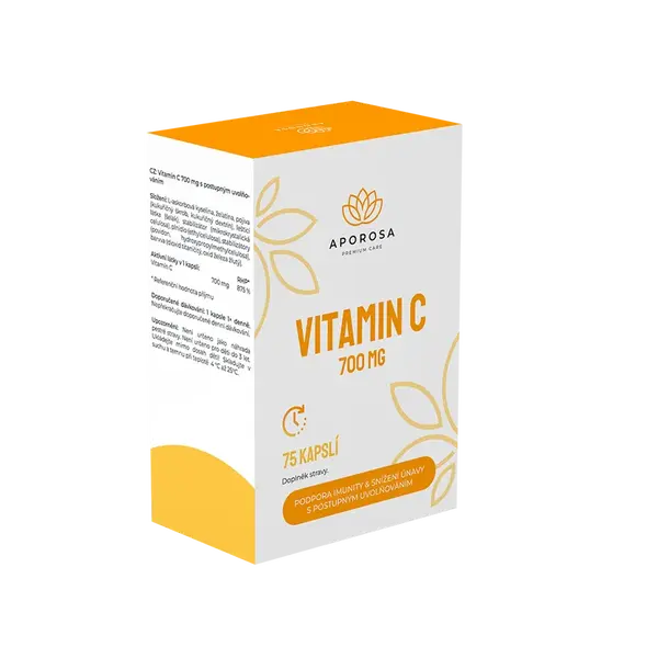 APOROSA Vitamin C 700 mg s postupným uvolňováním 75 kapslí