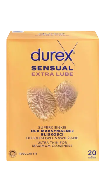 DUREX Sensual Extra Lube 20 ks