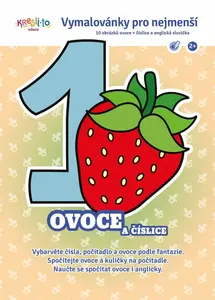 Vymalovánky pro nejmenší - Ovoce a číslice - Kristýna Bízová