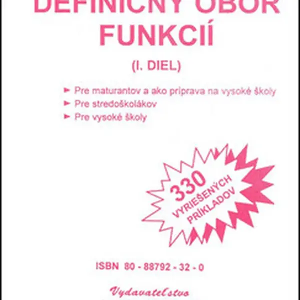 Definičný obor funkcií - Marián Olejár, Iveta Olejárová