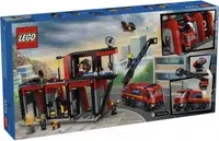 Hasičská stanice s hasičským vozem - Lego City