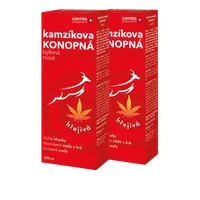 Cemio Kamzíkova konopná bylinná mast hřejivá, 2 × 200 ml