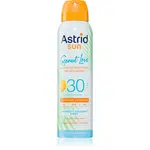 Astrid Sun Coconut Love neviditelný sprej na opalování SPF 30 s vysokou UV ochranou 150 ml