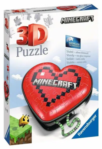 Ravensburger Puzzle 3D Srdce Minecraft 54 dílků