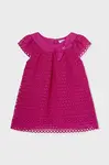 Kojenecké šaty Mayoral růžová barva, mini, áčková