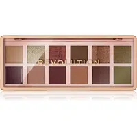 Makeup Revolution The Icon Palette paletka očních stínů odstín The Eternal Icon Green Palette 12x0.7 g