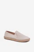 Boto Espadrilky Pánské Tenisky Z Eko Semiše Béžové Lunaria