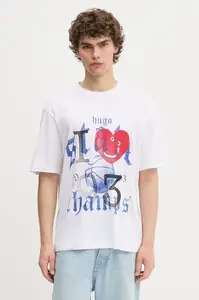 Bavlněné tričko Hugo Blue Notix