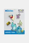 Připínačky na dětské boty Crocs Monsters Inc 5Pck 5-pack více barev, 10014921