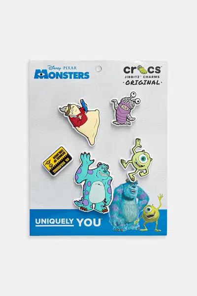 Připínačky na dětské boty Crocs Monsters Inc 5Pck 5-pack více barev, 10014921