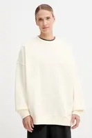 Mikina adidas Originals Essentials dámská, béžová barva, hladká, JW1016