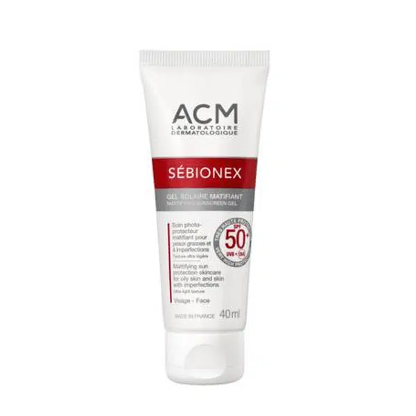 ACM Zmatňující krémový gel SPF 50+Sébionex (Mattifying Sunscreen Gel) 40 ml