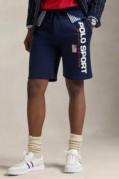 Kraťasy Polo Ralph Lauren pánské, černá barva, 710835767