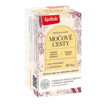 APOTHEKE Čaj Močové cesty Farmaceutická fakulta 20 x 2 g