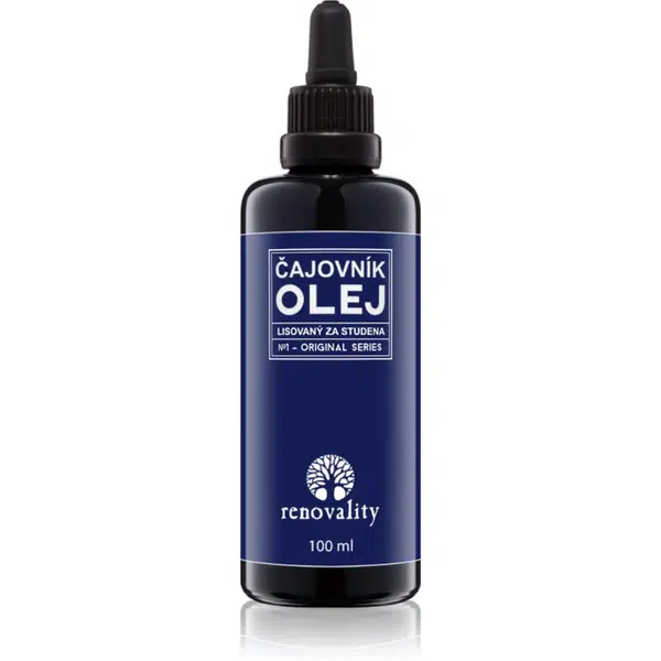 Renovality Original Series Čajovník olej lisovaný za studena pleťový olej pro zralou pleť 100 ml