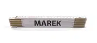 MAGG Skladací metr PATRIK, 2 m Jméno na metru: MAREK
