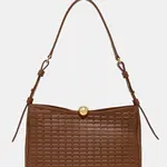 Kožená kabelka Furla hnědá barva, WB01403.BX3977.03B00