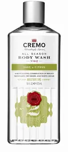 Cremo Sage & Citrus sprchový gel pro muže 473 ml