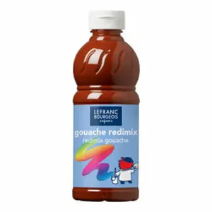 Temperová barva Lefranc Redimix 500ml – 015 Burnt Sienna