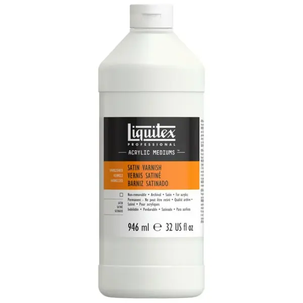 Lak pro akryl Liquitex saténový 946ml