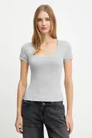 Tričko s příměsí hedvábí Guess TINA