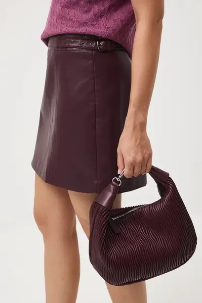 Sukně Medicine vínová barva