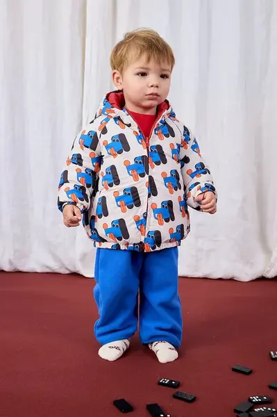 Dětská oboustranná bunda Bobo Choses Doggy Mate béžová barva, 225AB104